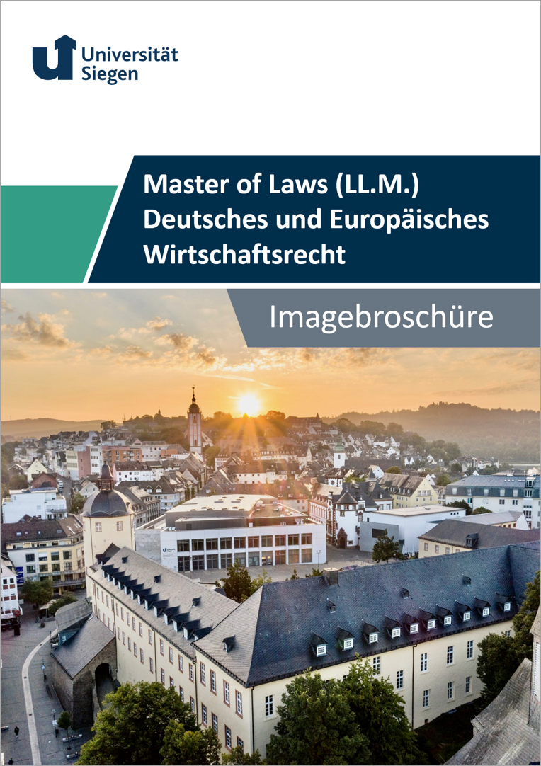 Broschüre Uni Siegen Cover