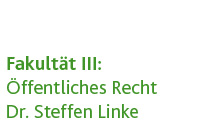 Wirtschaftsrecht (Dr. Steffen Linke)