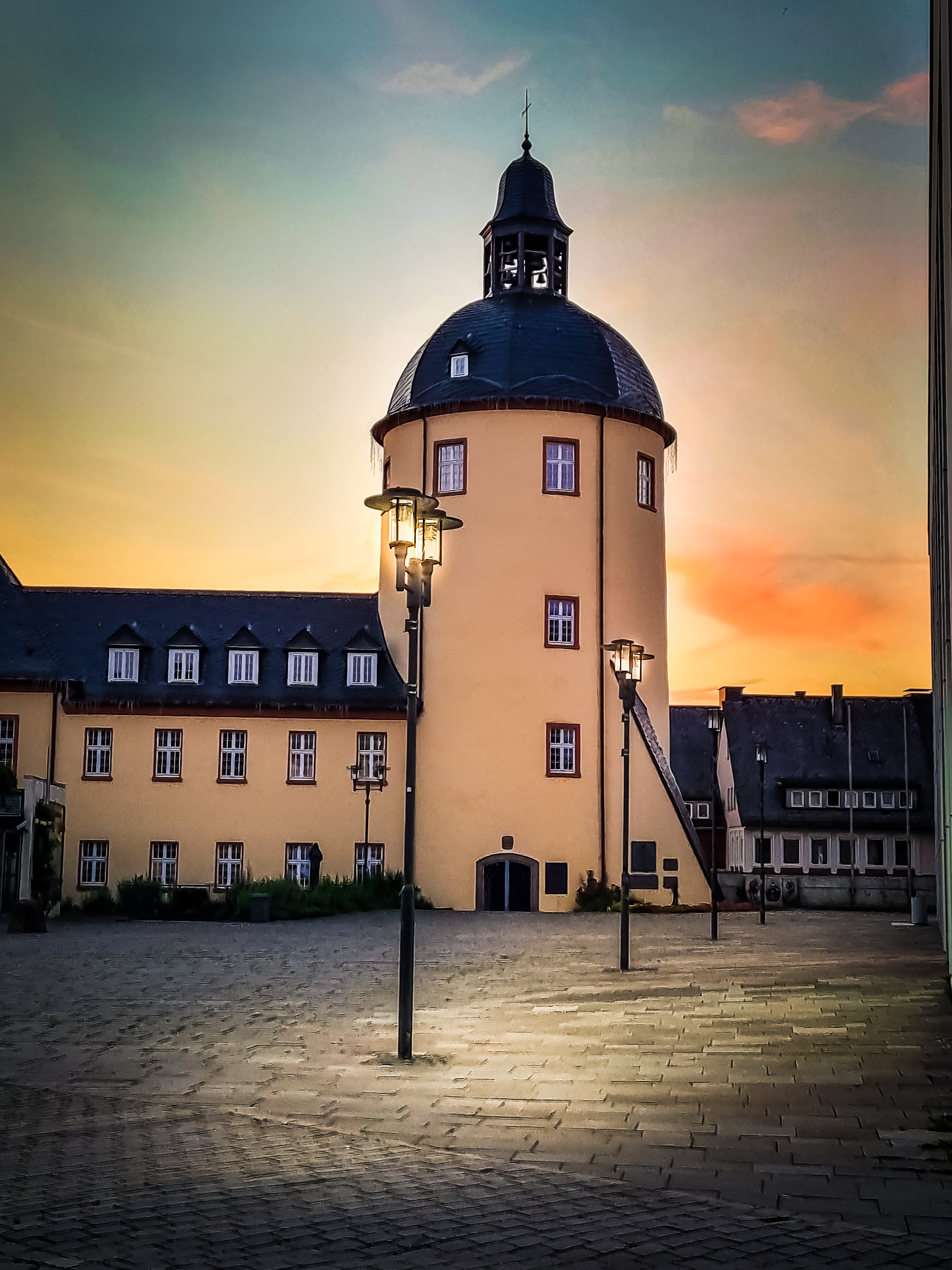 Unteres Schloss Dämmerung