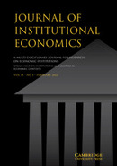 Journal of Institutional Economics